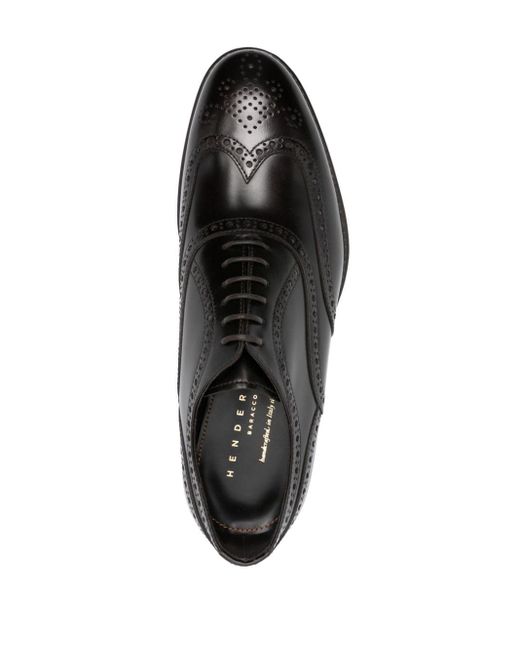 Chaussures oxford en cuir à perforations Henderson pour homme en coloris Brown