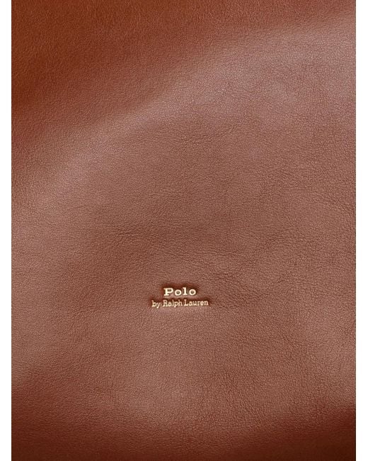 Polo Ralph Lauren Brown Bellport North-South Tote Bag