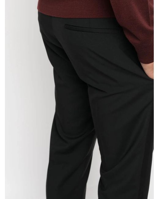 Paul Smith Black Slim-Cut Tailored Trousers for men