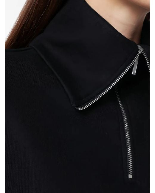 Entire studios Black Half-Zip Top
