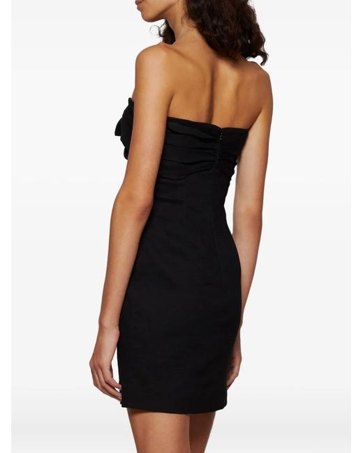 TOVE Black Strapless Bow Mini Dress