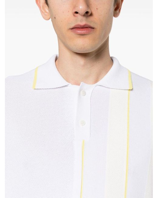 Jacquemus White Juego Polo Shirt for men