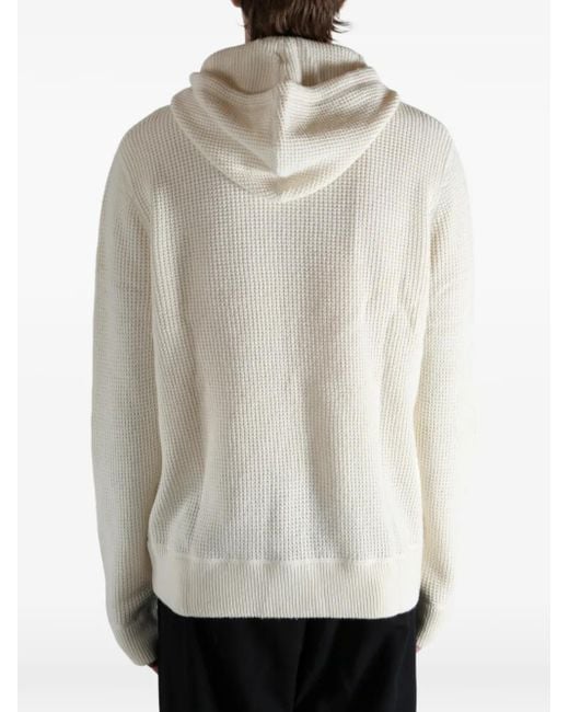 Polo Ralph Lauren White Knitted Hoodie for men
