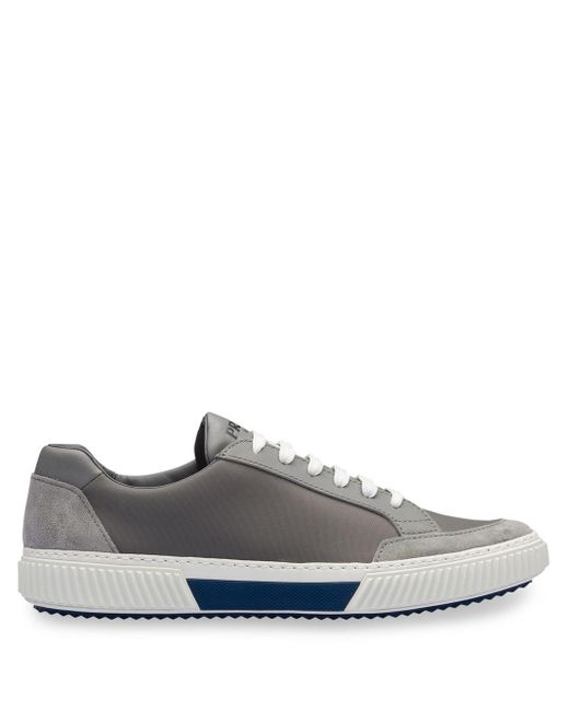Prada Gray Low-top Sneakers for men
