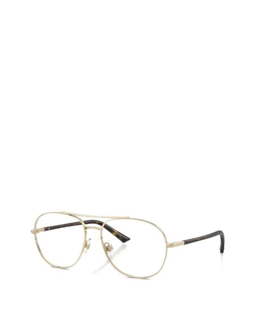 Jimmy Choo White Pilot-Frame Glasses