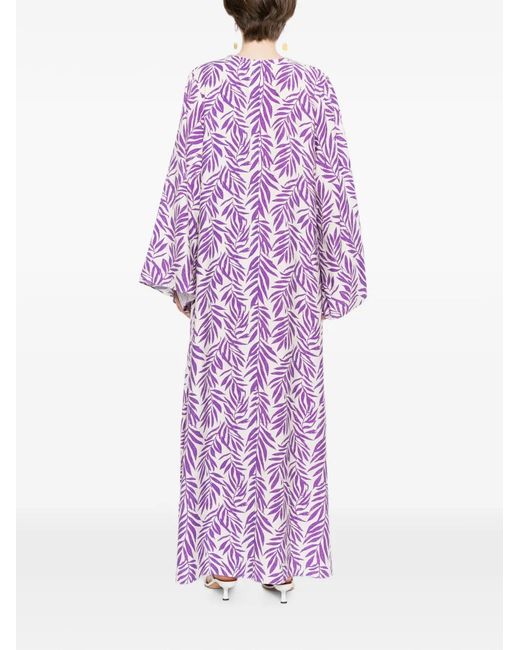 Bambah Purple Naira Moza Dress
