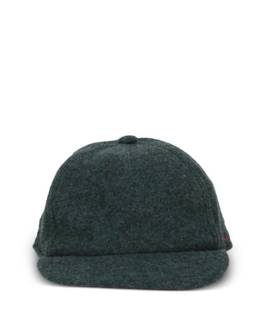 Isaia Green Felt Baseball Cap for men