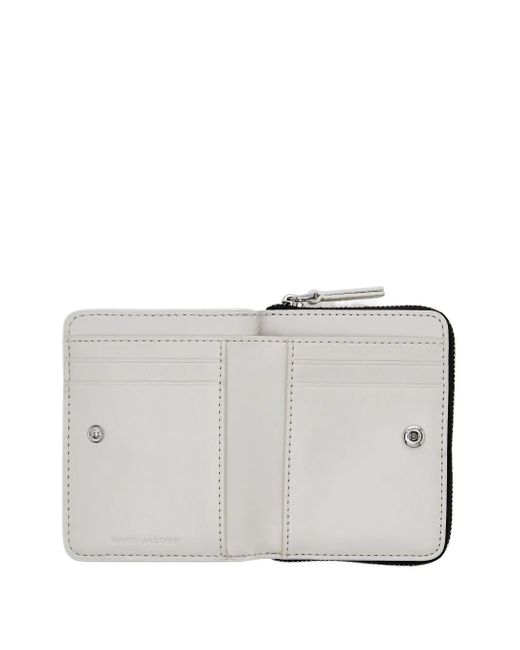 Marc Jacobs Mini The Wild Daisy Compact Wallet Blue