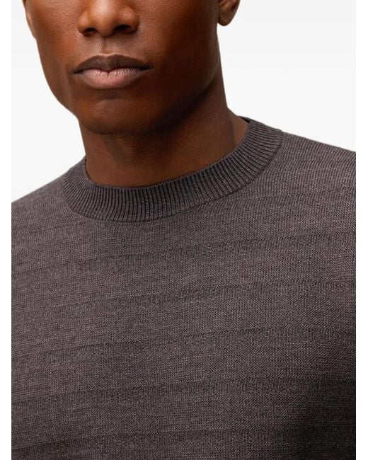 RETORI Black Crew-Neck Sweater for men