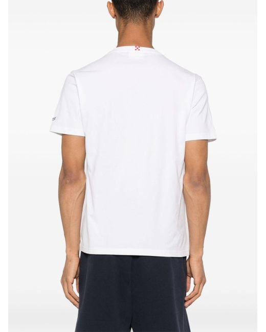 Mc2 Saint Barth White Ibiza Vespa Cotton T-shirt for men