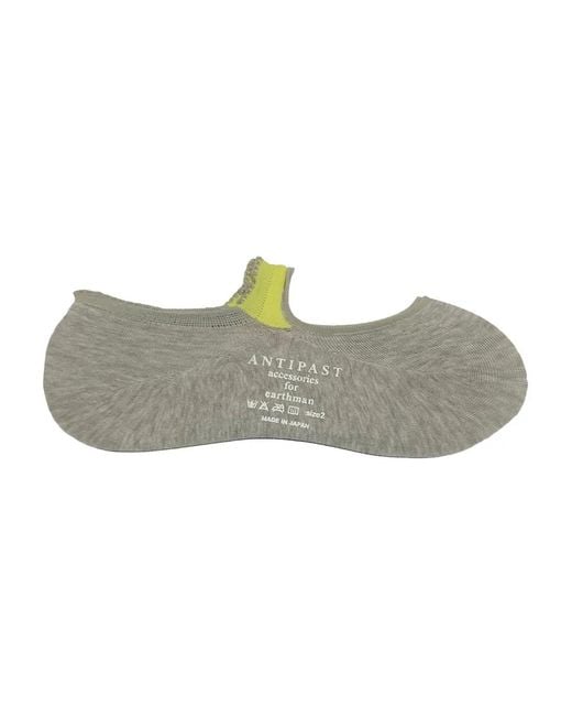 Antipast Green Ribbed-Trim Socks