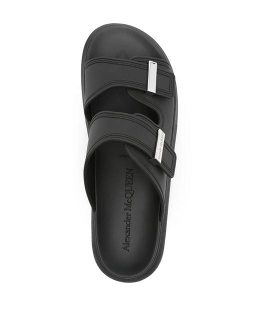 メンズ Alexander McQueen Hybrid サンダル Black