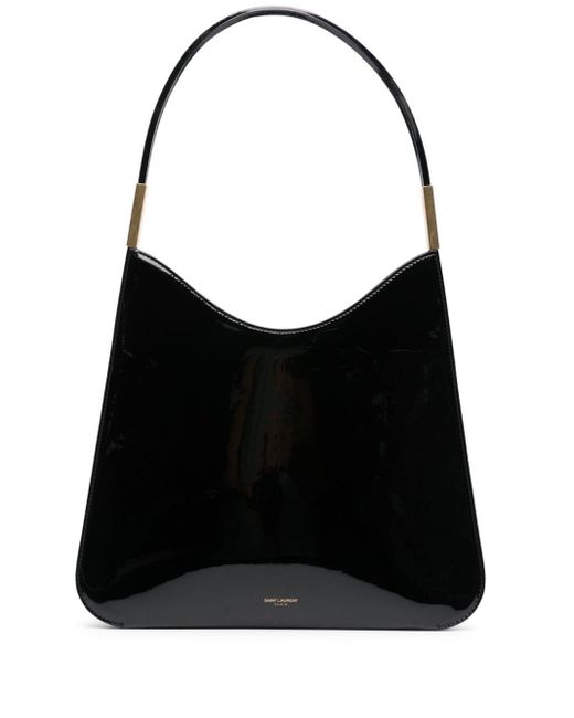 Saint Laurent Black Sadie Logo-print Tote Bag