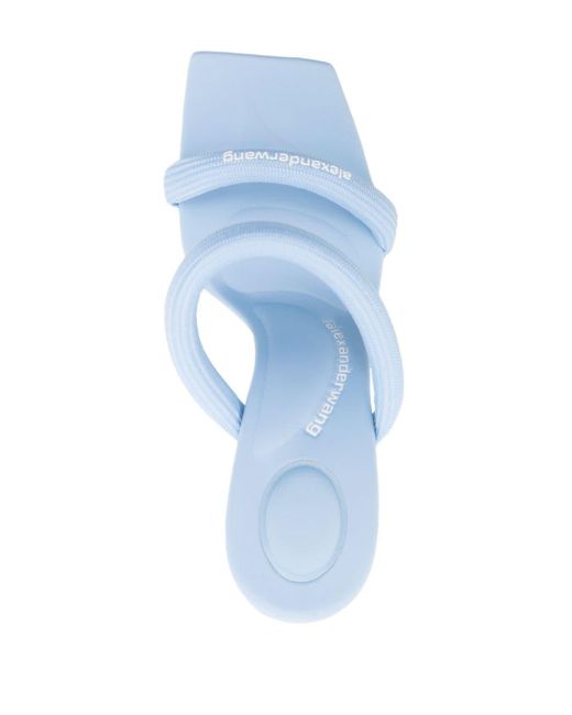 Alexander Wang Blue Julie 105mm Nylon Tubular Sandal