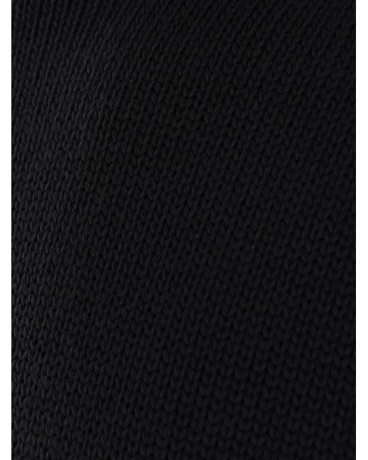 Roberto Collina Black Crew-Neck Merino Jumper for men