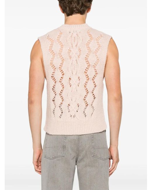 Our Legacy Pink Cable Michigan Vest for men