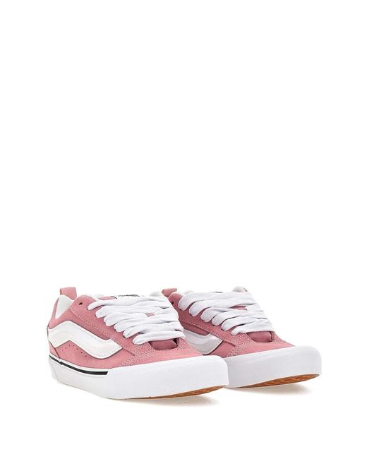 Vans Pink Knu Skool Sneakers