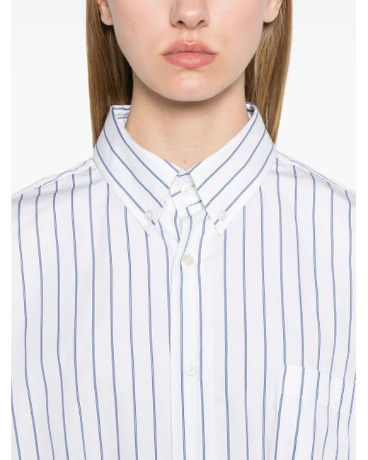 Fabiana Filippi White Striped Shirt