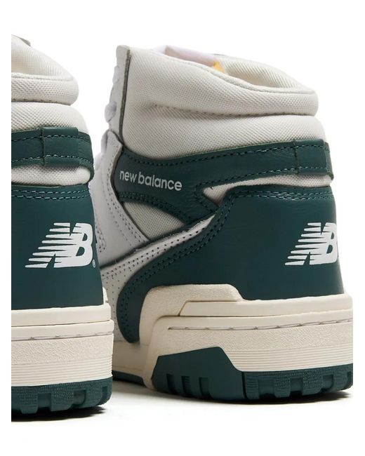 New Balance White 650 High-Top Sneakers for men