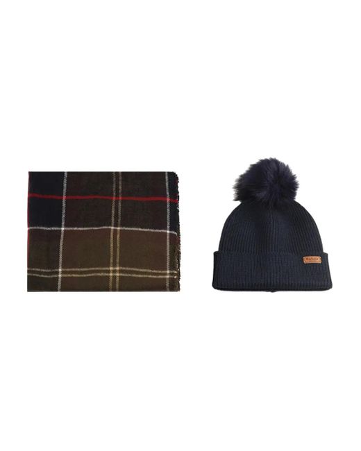 Bufanda a cuadros Barbour de color Black