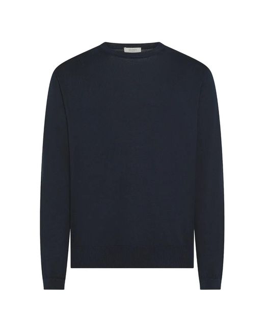 Seventy Blue Crew-Neck Sweater for men