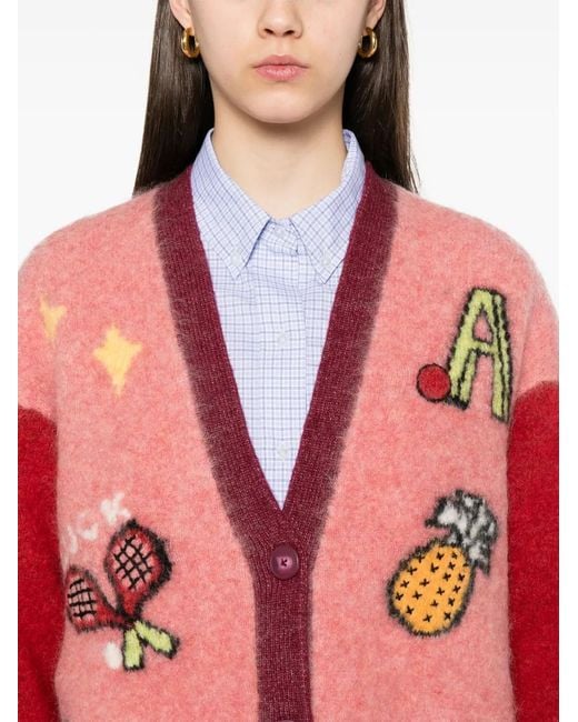 Cardigan Court ALÉMAIS en coloris Red