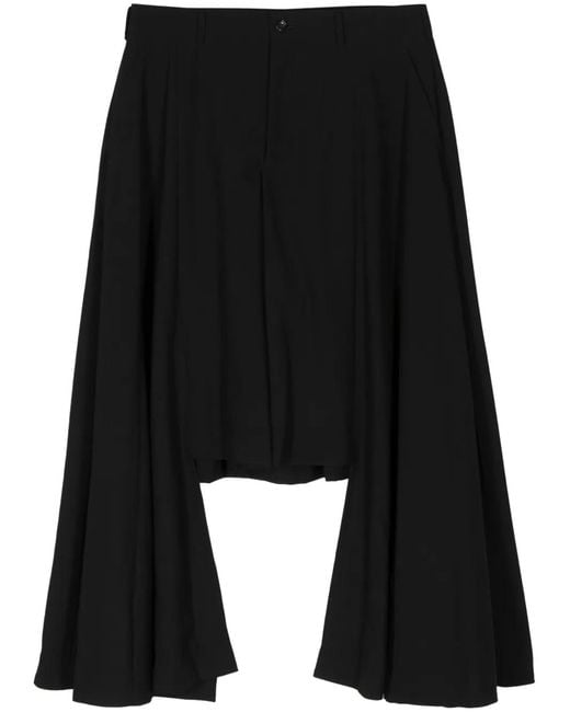 Comme des Garçons Black Drop-Crotch Trim Trousers for men