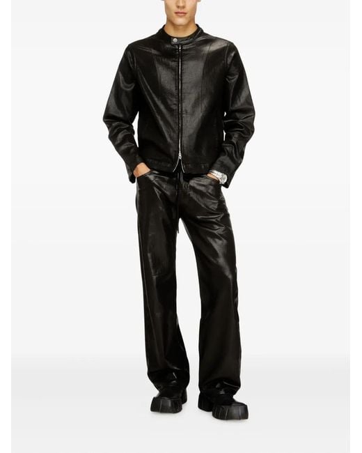 DIESEL Black Relaxed 2080 D-Reel Drawstring Jeans for men