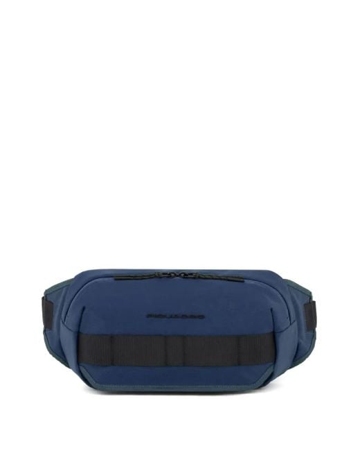 Piquadro Blue Gürteltasche mit Logo-Applikation