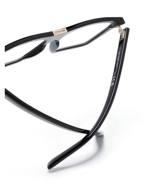 Tom Ford Black Rectangular-Frame Glasses