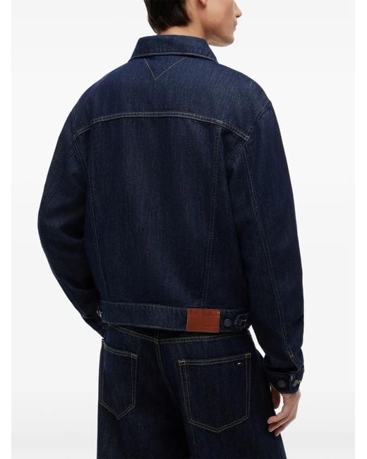 Tommy Hilfiger Blue Button-Up Denim Jacket for men
