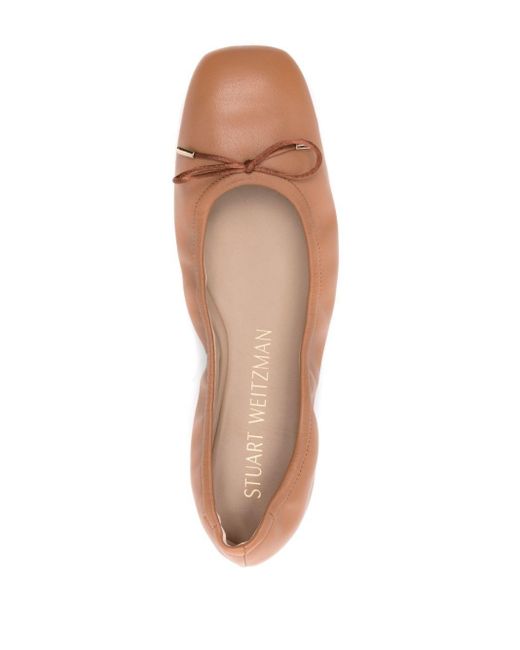 Stuart Weitzman Pink Bardot Ballerina Shoes