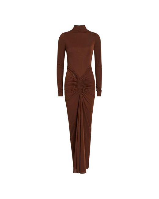 Ronny Kobo Brown Scorpio Maxi Dress