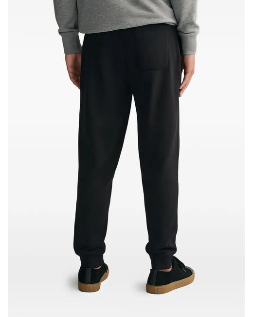 Gant Black Side-Pockets Track Pants for men