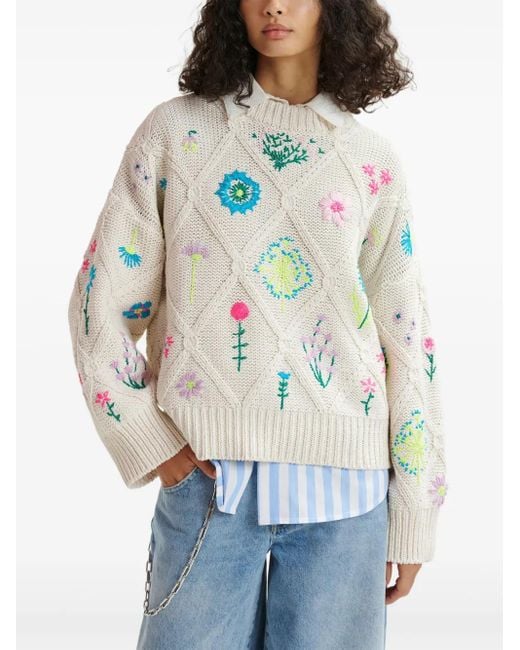 Essentiel Antwerp White Hadream Sweater