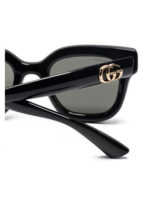 Gucci Black Square-Frame Sunglasses