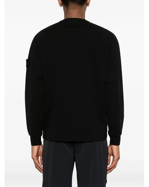 Stone Island Black Felpa for men