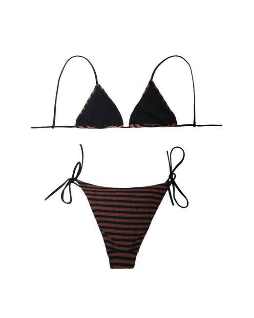 Lido Brown Venti Striped Bikini