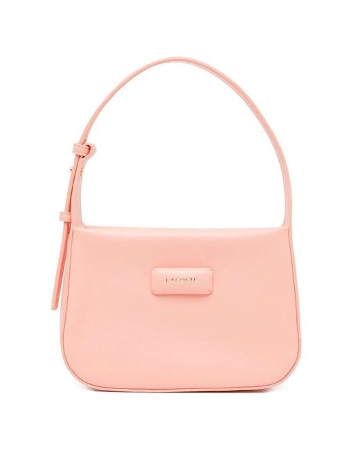 Lacoste Pink Small Casual Tote Bag