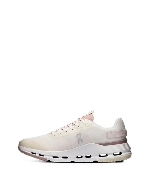 On Shoes White Cloudnova Form 2 Sneakers