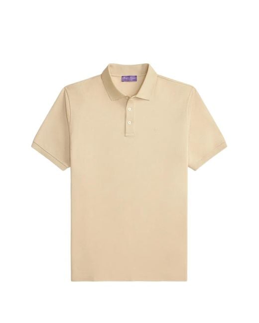 Ralph Lauren Natural Logo-Embroidered Polo Shirt for men