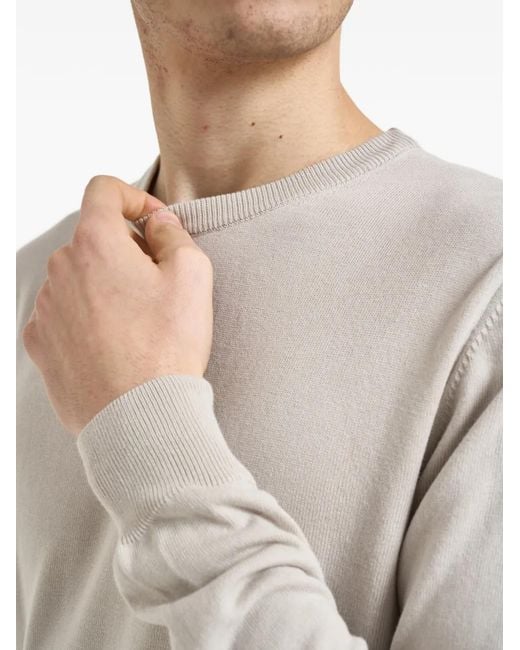 Colmar Blue Patch Crew-Neck Sweater for men
