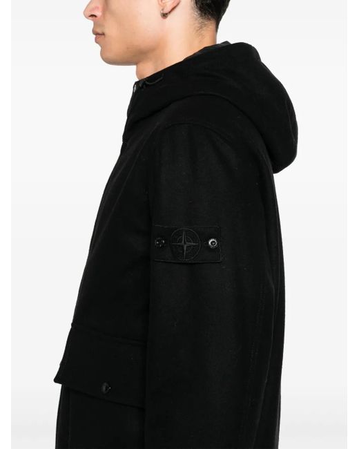 Stone Island Black Coats & Jackets for men