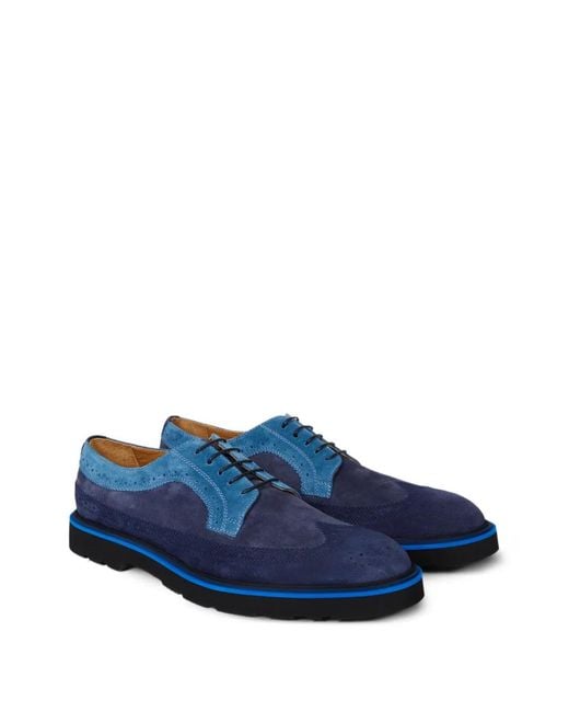 Paul Smith Blue Count Suede Brogues for men