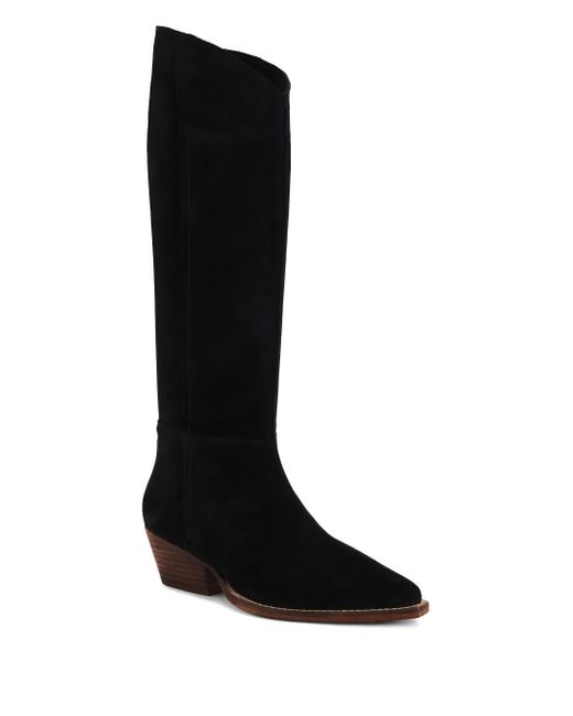 Free People Black 50Mm Sway Suede Boots