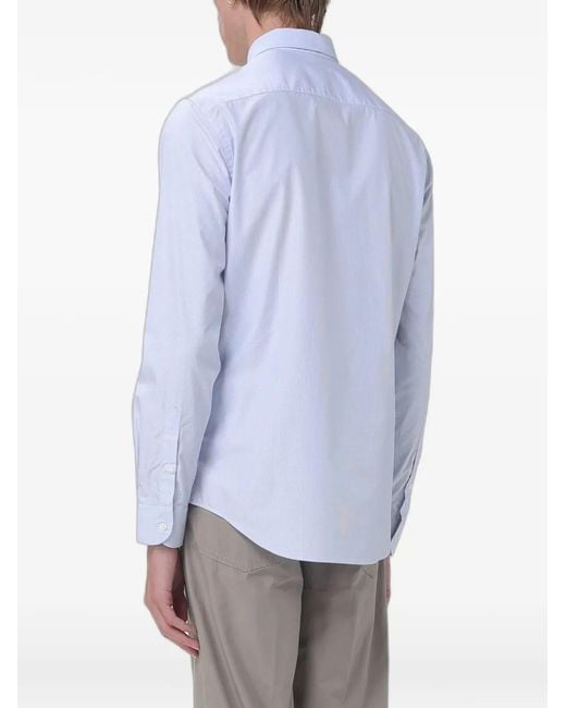 Emporio Armani Blue Long-Sleeve Shirt for men