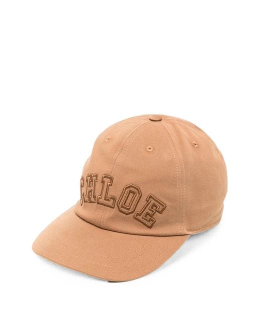 Chloé Natural Logo-Embroidered Baseball Cap