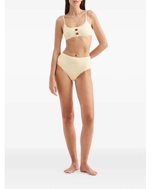 Eres Natural Bloom Cutout Bikini Top