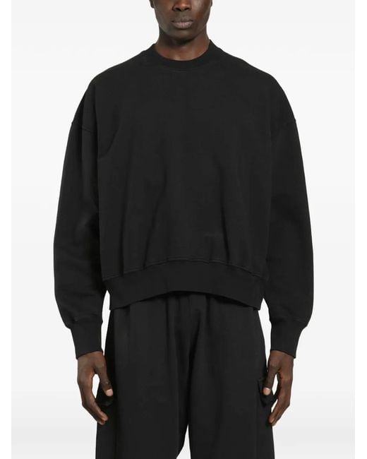 Roadless Black Crew-Neck Long-Sleeve Sweatshirt for men