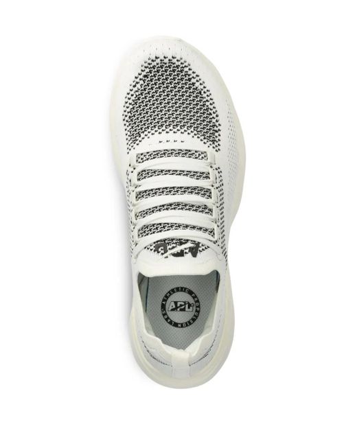 Athletic Propulsion Labs White Mesh-Panelled Sneakers